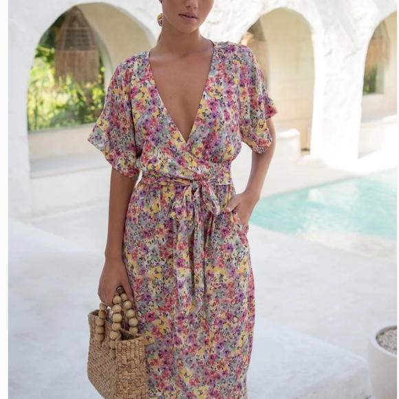 Hazel & Folk Melody Midi Dress - Picture 3 of 10